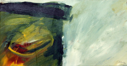 Standpunkt 9 / 21x40 cm / Acryl