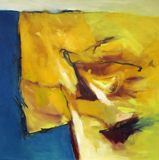 Was mich erinnert / 120x120 cm / Acryl (Privatbesitz)