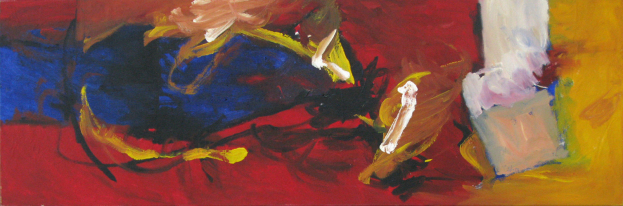 Bilderflut 50x150 cm / Acryl / Privatbesitz