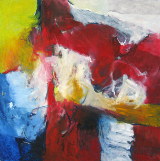 Rätselhaft 120x120 cm / Acryl / Privatbesitz