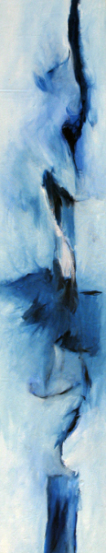 Outside 150x30 cm / Acryl / Privatbesitz
