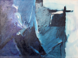 Aufgewühlt 30x40 cm / Acryl