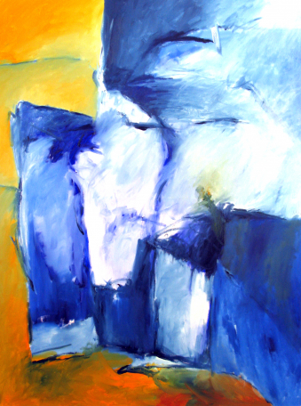 Neues schauen 120x90 cm / Acrylic / Private property