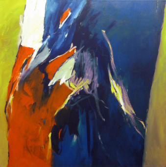 To stand 120x120 cm / Acrylic