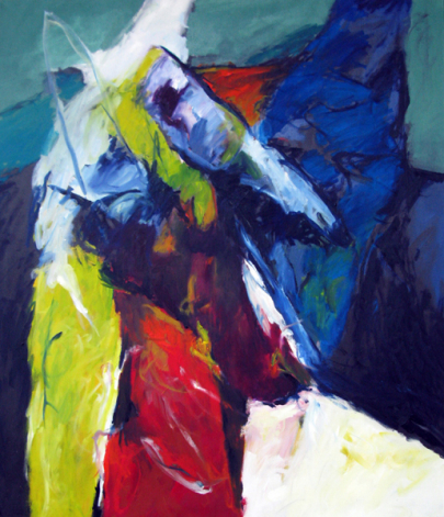 Ereignis 140x120 cm / Acryl