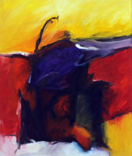 To enter the inner room 65x55 cm / Oel