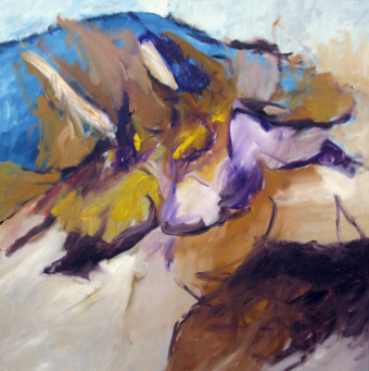 Mein Schatz 85x85 cm / Acryl