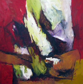 Freude des Gewinns 100x100 cm / Acryl