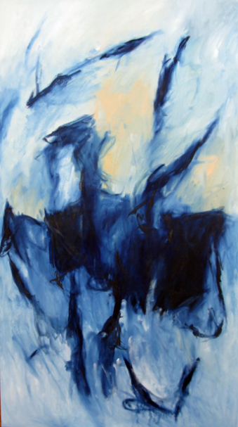 Frei im Raum 140x80 cm / Acryl