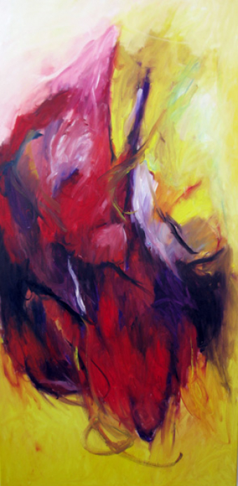 Geboren 150x75 cm / Acryl