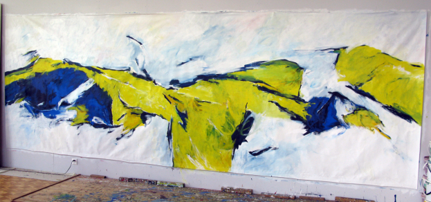 Weite Horizonte 200x600 cm / Acryl