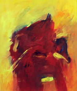 To enter the inner room 65x55 / Acryl