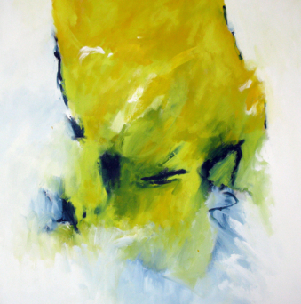 Ringen der Gedanken 150x140 cm / Acryl