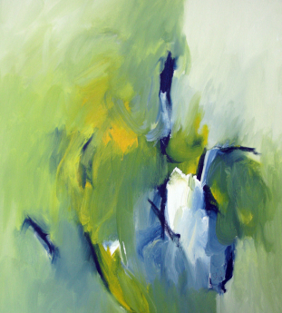 Grünland 55x50 cm / Acryl