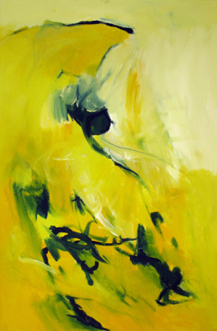 Beschenkt werden 75x50 cm / Acryl