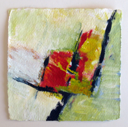 Acryl auf Büttenpapier /15x15 cm 