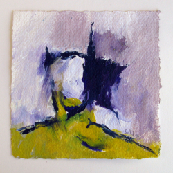 Acryl auf Büttenpapier /15x15 cm 