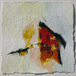 Acryl auf Büttenpapier /15x15 cm 