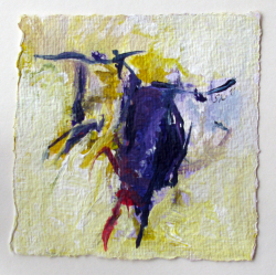 Acryl auf Büttenpapier /10x10 cm 