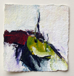 Acryl auf Büttenpapier /10x10 cm 
