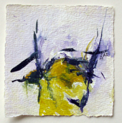 Acryl auf Büttenpapier /10x10 cm 