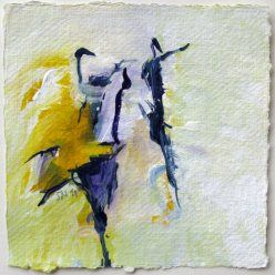 Acryl auf Büttenpapier /15x15 cm 