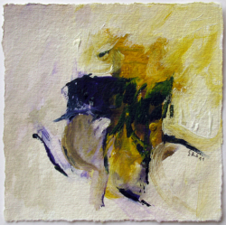 Acryl auf Büttenpapier /15x15 cm 