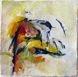 Acryl auf Büttenpapier /15x15 cm 