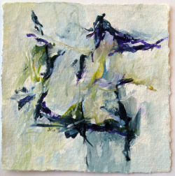 Acryl auf Büttenpapier /15x15 cm 