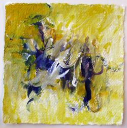 Acryl auf Büttenpapier /15x15 cm 
