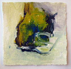 Acryl auf Büttenpapier /15x15 cm 