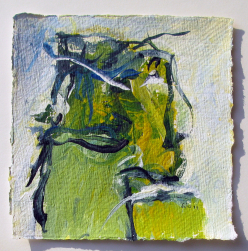 Acryl auf Büttenpapier /15x15 cm 