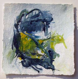 Acryl auf Büttenpapier /15x15 cm 