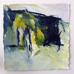 Acryl auf Büttenpapier /15x15 cm 