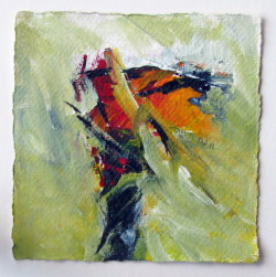 Acryl auf Büttenpapier /15x15 cm 