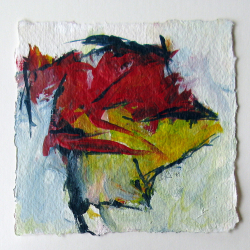 Acryl auf Büttenpapier /15x15 cm 