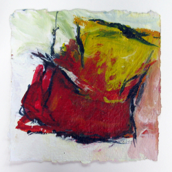 Acryl auf Büttenpapier /15x15 cm 