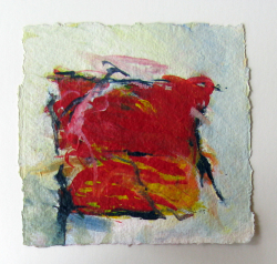 Acryl auf Büttenpapier /15x15 cm 