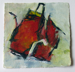 Acryl auf Büttenpapier /15x15 cm 