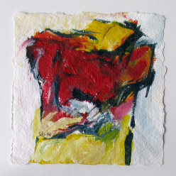 Acryl auf Büttenpapier /15x15 cm 