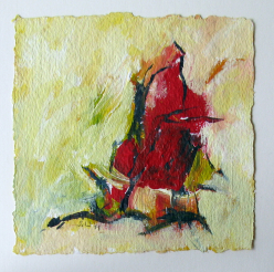 Acryl auf Büttenpapier /15x15 cm 
