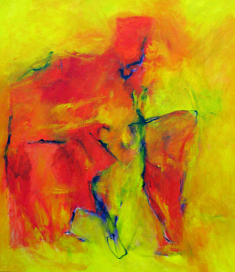 Brahms kleines Klavierkonzert 1 80x70 cm / Oel