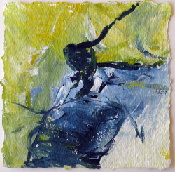 Acryl auf Büttenpapier /15x15 cm 