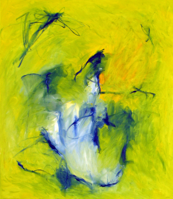 Frühlingserwachen 80x70 cm / Oel