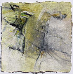 Acryl auf Büttenpapier /15x15 cm 