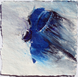 Acryl auf Büttenpapier /15x15 cm 