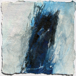Acryl auf Büttenpapier /15x15 cm 