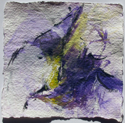 Acryl auf Büttenpapier /15x15 cm 