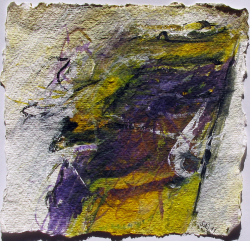 Acryl auf Büttenpapier /15x15 cm 