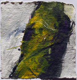 Acryl auf Büttenpapier /15x15 cm 
